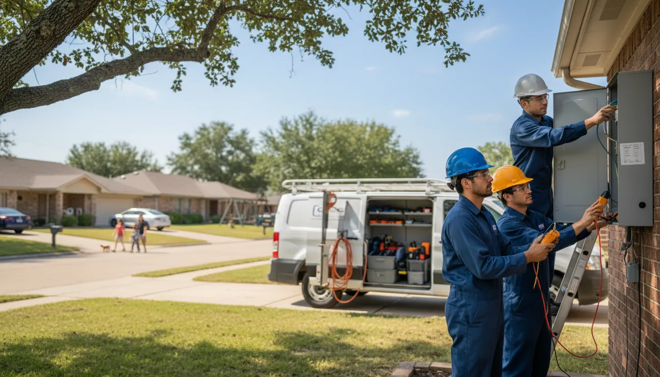 Certified electrician providing emergency electrical services in Gaylord, MN